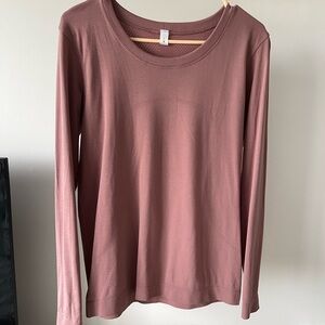 lululemon athletica Dusty Rose Long Sleeve Top